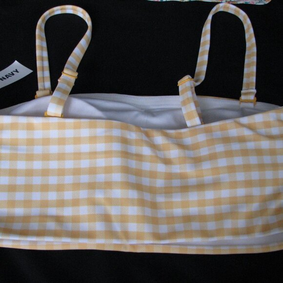 Four NEW Old Navy Bikini Tops Size Medium 2-Bra Style 2-Bandeau Style - Picture 10 of 13